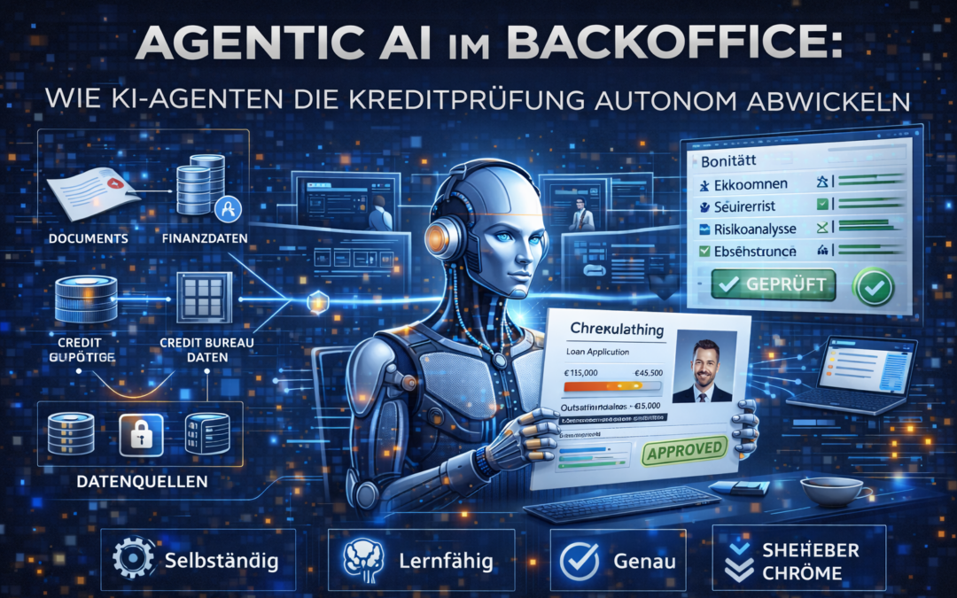 Agentic AI im Backoffice: Wie KI-Agenten die Kreditprüfung autonom abwickeln